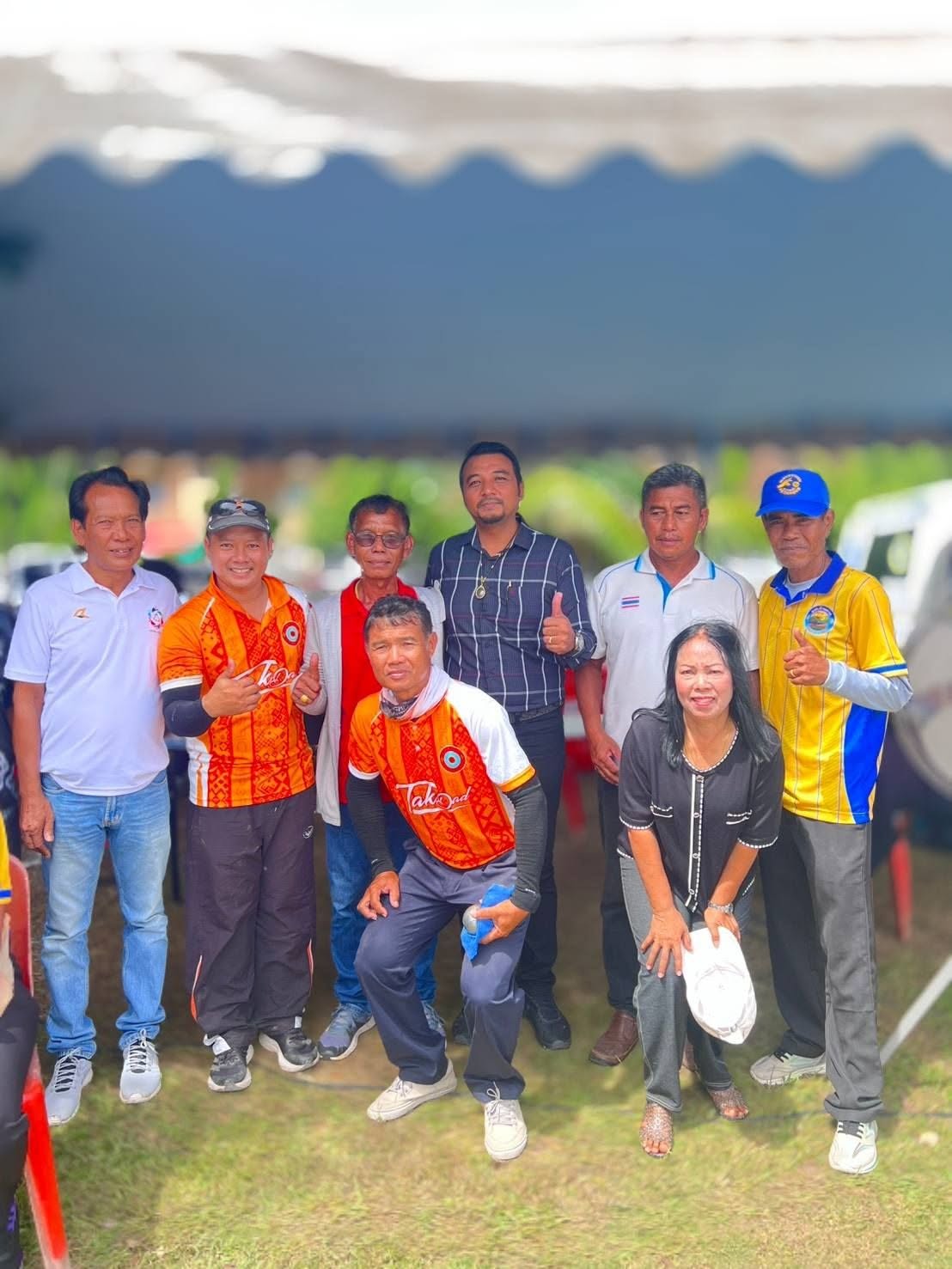 นายไตรรงค์ ชั่งสัจจา นายกองค์การบริหารส่วนตำบลตากเเดด  นายชัชวาล ฉิมสะอาด รองนายกองค์การบริหารส่วนตำบลตากเเดด เเละนายสนั่น มนต์ทิพย์ เลขานุการนายกองค์การบริหารส่วนตำบลตากเเดด จัดส่งนักกีฬาประเภท เปตอง เข้าร่วมการแข่งขันกีฬา อบจ.คัพ เยาวชนและประชาชน จังหวัดชุมพร ประจำปี 2569